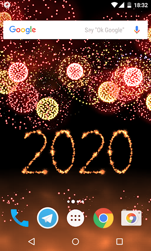 New Year ۲۰۲۳ Fireworks ۴D - عکس برنامه موبایلی اندروید