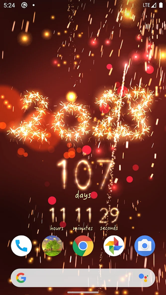 New Year countdown - عکس برنامه موبایلی اندروید