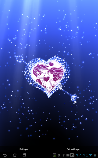 Hearts live wallpaper - عکس برنامه موبایلی اندروید