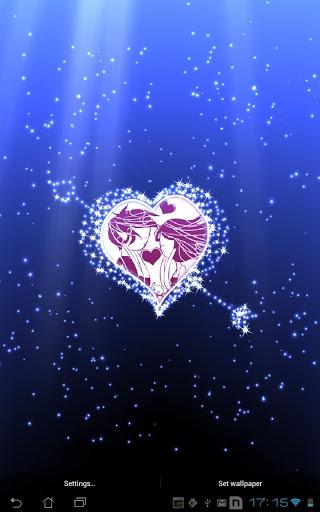 Hearts live wallpaper - عکس برنامه موبایلی اندروید