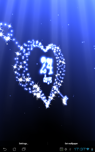 Hearts live wallpaper - عکس برنامه موبایلی اندروید