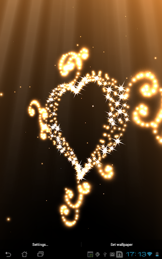 Hearts live wallpaper - عکس برنامه موبایلی اندروید