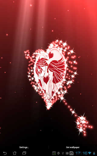 Hearts live wallpaper - عکس برنامه موبایلی اندروید