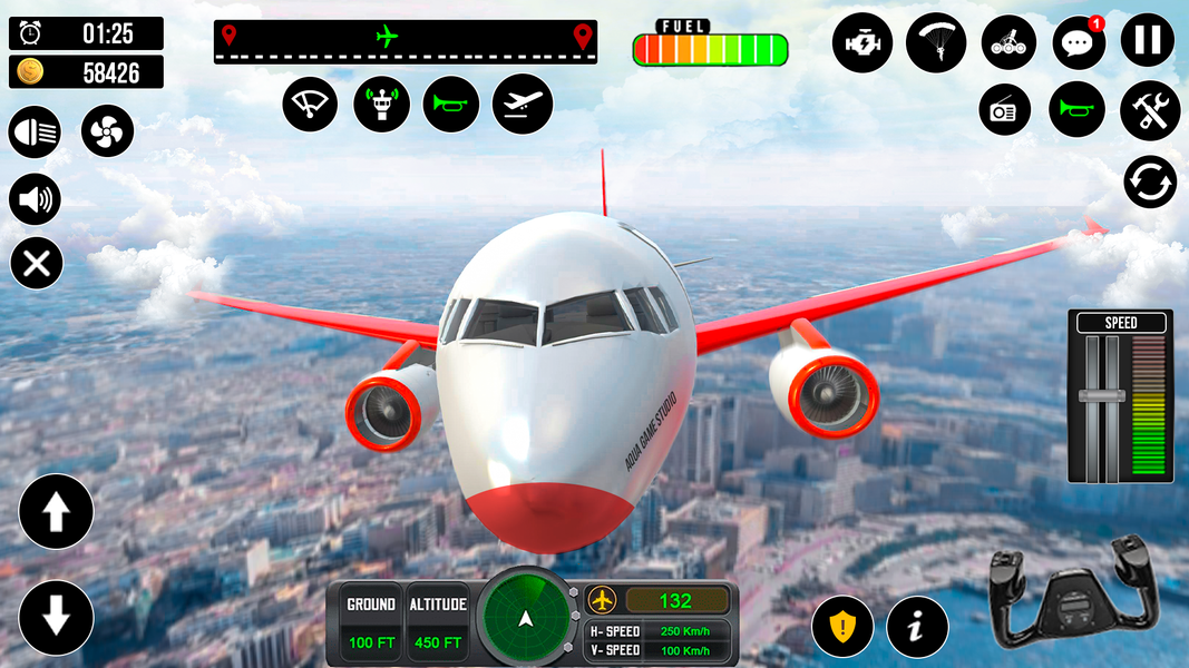Flight Simulator Games 3D - Gameplay image of android game