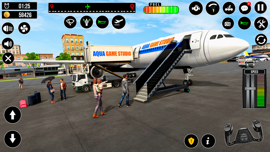 Flight Simulator Games 3D - عکس بازی موبایلی اندروید