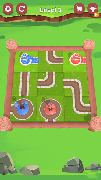 Aqua Flow Rotate Puzzle - عکس بازی موبایلی اندروید