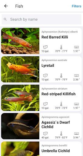 Aquareka - the aquarium guide - عکس برنامه موبایلی اندروید