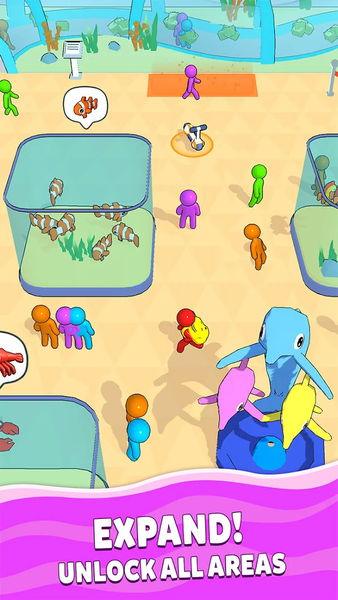 Fish Catch: Build Aquarium - Gameplay image of android game