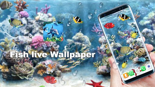 3d moving aquarium wallpaper