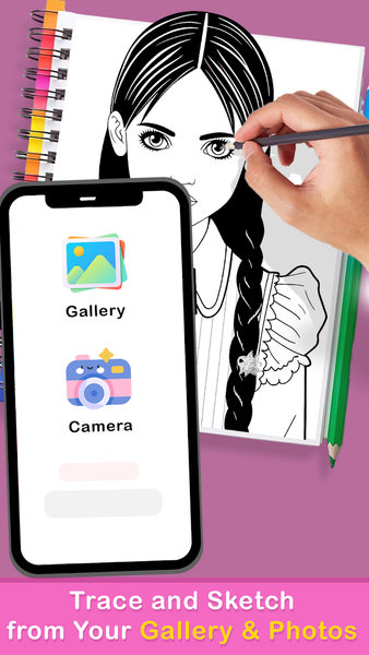AR Drawing Sketch and Color - Image screenshot of android app