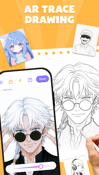 Draw Anime: Easy AR Drawing - Image screenshot of android app