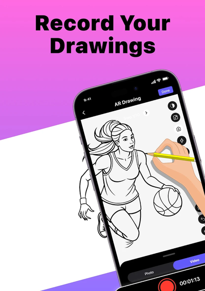 AR Drawing: Trace, Draw Sketch - Image screenshot of android app