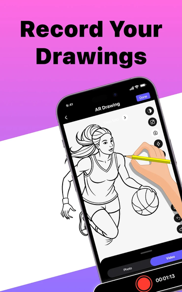 AR Drawing: Trace, Draw Sketch - Image screenshot of android app