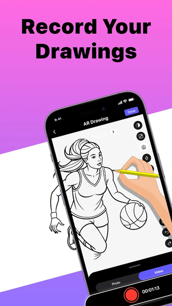 AR Drawing: Trace, Draw Sketch - Image screenshot of android app
