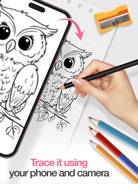 AR Drawing: Sketch & Trace - عکس برنامه موبایلی اندروید