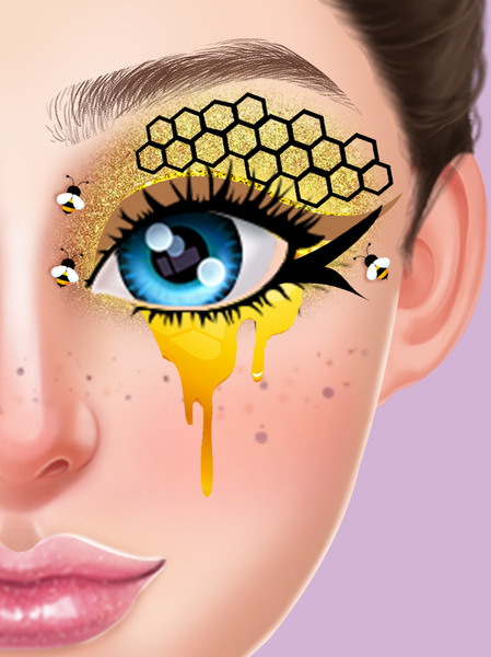 Eye Art: Magic Eye Makeup Game - عکس بازی موبایلی اندروید