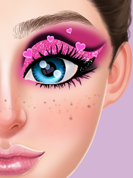 Eye Art: Magic Eye Makeup Game - عکس بازی موبایلی اندروید