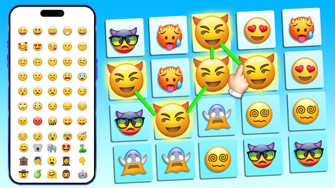 Emoji Puzzle Game: Match Emoji - عکس بازی موبایلی اندروید
