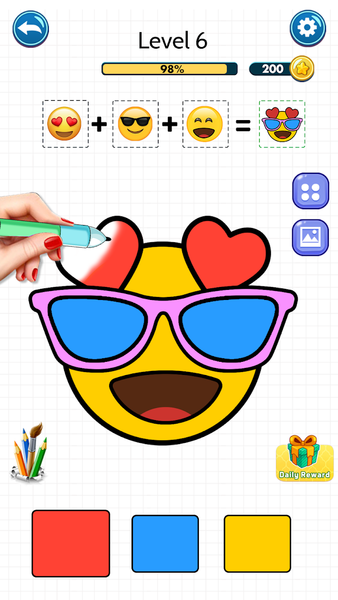 Emoji Puzzle Game: Match Emoji - عکس بازی موبایلی اندروید