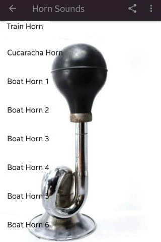 Horn Sounds - Image screenshot of android app