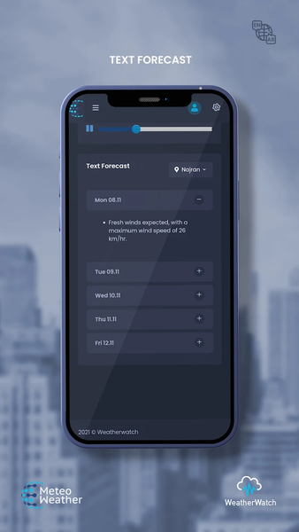 WeatherWatch - Image screenshot of android app