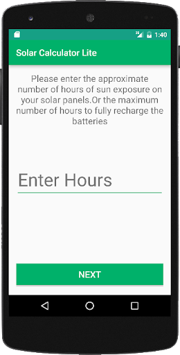 Solar Calculator Lite - Image screenshot of android app