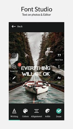 Font Studio - Text on photos & Editor - Image screenshot of android app