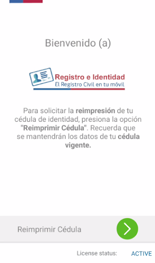 REGISTRO E IDENTIDAD - Image screenshot of android app