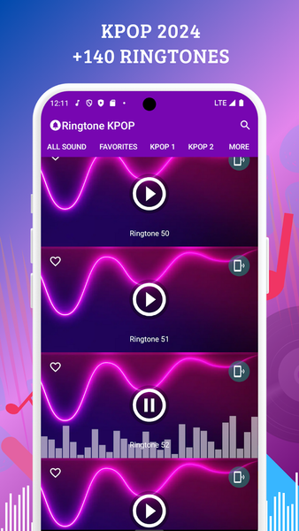 KPOP Ringtones 2024 - عکس برنامه موبایلی اندروید