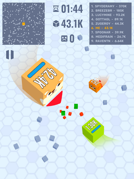 Cube Zone io - Gameplay image of android game
