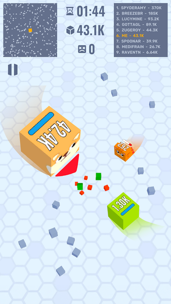Cube Zone io - Gameplay image of android game