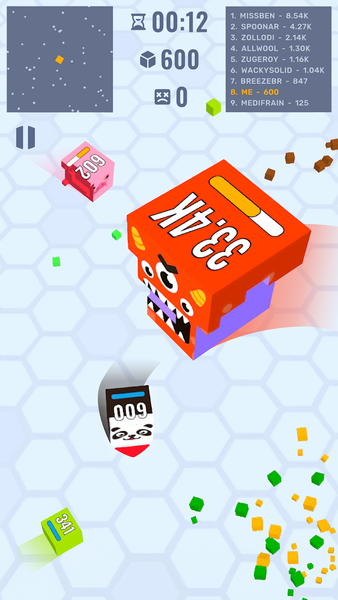 Cube Zone io - Gameplay image of android game