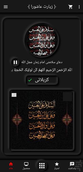 Ziarat Ashora Karbalaei - Image screenshot of android app