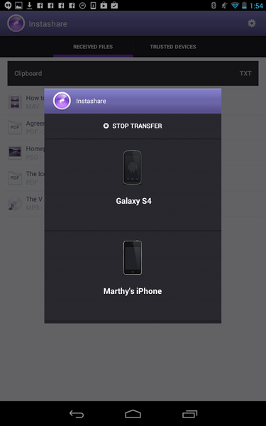 Instashare - Image screenshot of android app