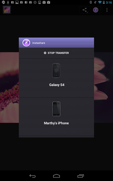 Instashare - Image screenshot of android app
