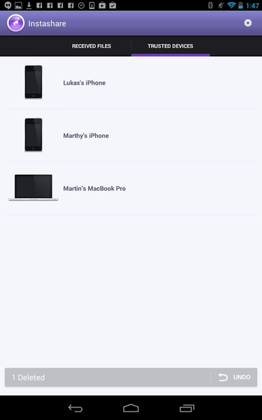 Instashare - Image screenshot of android app