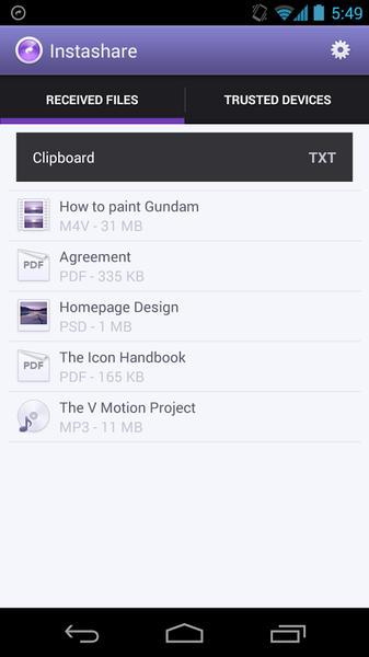 Instashare - Image screenshot of android app