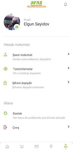 Araz Supermarket - Image screenshot of android app