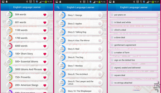 English Language Learner - Image screenshot of android app