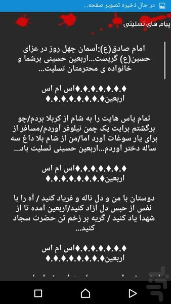 اربعین حسینی 95 - Image screenshot of android app