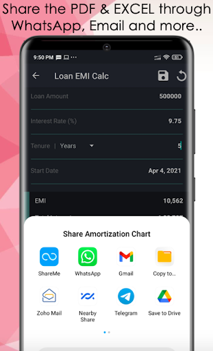 EMI Calculator - Loan Planner/ - Image screenshot of android app