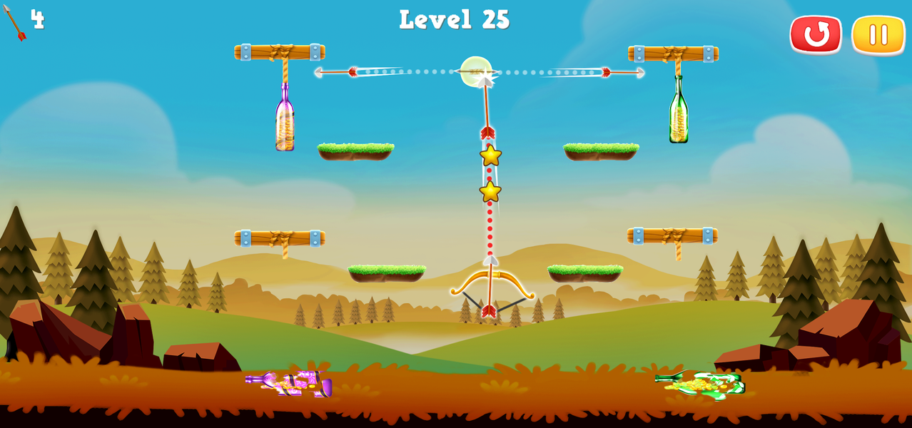 Archery Games Bottle Shoot ۳D - عکس بازی موبایلی اندروید