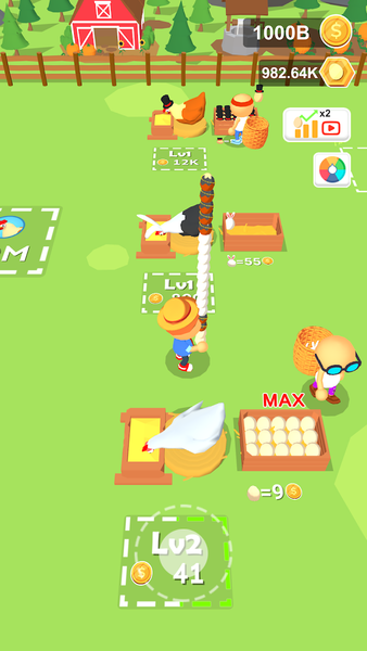 Egg Farm Tycoon - عکس بازی موبایلی اندروید