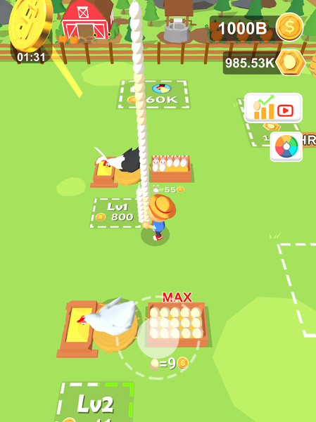 Egg Farm Tycoon - عکس بازی موبایلی اندروید