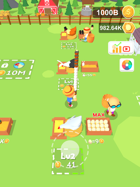 Egg Farm Tycoon - عکس بازی موبایلی اندروید