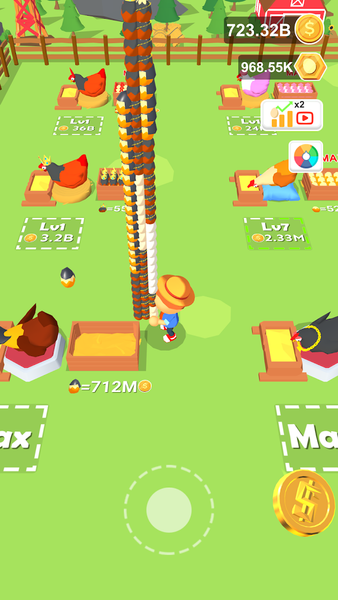 Egg Farm Tycoon - عکس بازی موبایلی اندروید