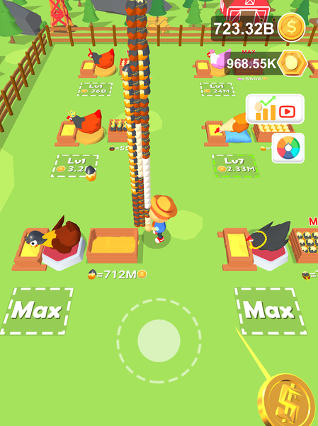 Egg Farm Tycoon - عکس بازی موبایلی اندروید