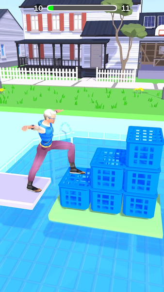 Milk Crate Challenging - Gameplay image of android game