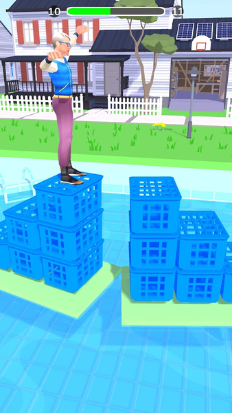 Milk Crate Challenging - Gameplay image of android game