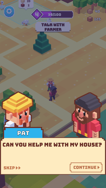 Craft Valley - Building Game - Gameplay image of android game